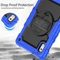 Étui antichoc en silicone robuste pour tablette pour Lenovo Tab M9 TB-310FU 2023 bandoulière support rotatif film d'écran