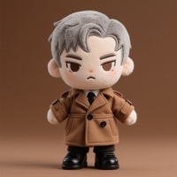 Peluche personnalisée style Chibi, personnage d'anime, jouet en peluche doux, poupée Kpop, figurine mignonne à collectionner pour enfants et fans