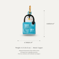Nouveauté 2026 : Breloques en laiton personnalisables DIY, motifs animaux mignons (Chat, Chien, Ours, Cochon, Panda, Pingouin, Canard) – Pendentifs en cuivre plaqué or 18 carats pour la création de bijoux et cadeaux