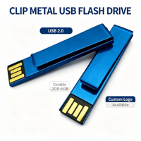 Clé USB promotionnelle en métal de 32 Go, grande capacité, haute vitesse, personnalisable avec logo, en forme de bâtonnet, pour cadeaux promotionnels