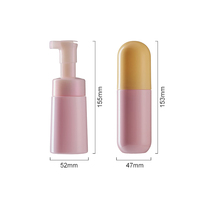 Bouteilles rondes en plastique personnalisées de 120 ml avec pompe à lotion, flacons pulvérisateurs à fine brume vides pour shampoing, gel douche, emballages de soins de la peau