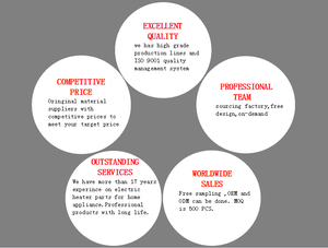 कारखाने मूल्य प्रतिस्पर्धी सिरेमिक ptc हीटिंग तत्व इलेक्ट्रिक एयर हीटर ब्लोअर मोटर स्वचालित तापमान नियंत्रण - Product Image 6