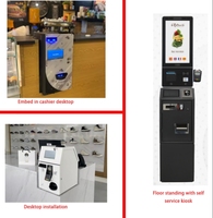 Distributeur Automatique de Billets Bancaire TPV avec Écran Tactile pour Pièces et Billets