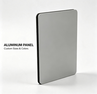 Panneau composite en aluminium Alucobond ACP léger, ignifuge et écologique, revêtement PVDF, 4 mm, 6 mm, 8 mm, pour salle de bain d'appartement