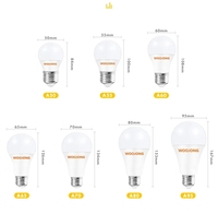 WOOJONG-bombilla LED A60 A19, luz de alto Lumen, 9W, 840lm