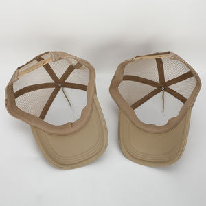 الجملة مخصص عالية الجودة 5 لوحة عادي قصيرة فاتورة نقل الحرارة الطباعة شعار الكاكي رغوة شبكة قبعة سائق الشاحنة قبعات - Product Image 3