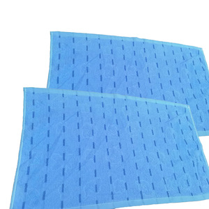 ปลอกหมอนนักเรียนผ้าฝ้ายแท้ 46x76 ซม. สีฟ้า ลายแจ็คการ์ด ระบายอากาศได้ดี ปลอกหมอนสำหรับหอพักฝึกทหาร รับสกรีนโลโก้ - Product Image 3