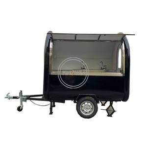 Remorque alimentaire mobile multicolore 220B avec cadre de traction, camion à café, cuisine mobile, chariot à bulles de thé, chariot à glaces, chariot à en-cas à vendre - Product Image 1