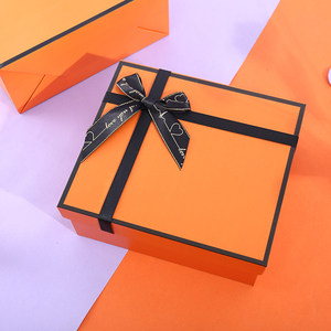 Caja de Regalo de Cartón Naranja Mate de Alta Gama 018 <span class=keywords><strong>para</strong></span> <span class=keywords><strong>Manualidades</strong></span> - Product Image 4