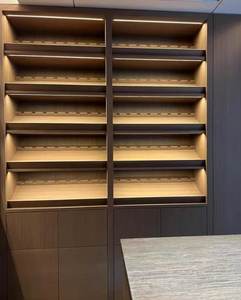 High Quality bar Wine Cabinet <strong>Euro</strong> Style Luxury Wooden Wine Racks for Home - Product Image 2