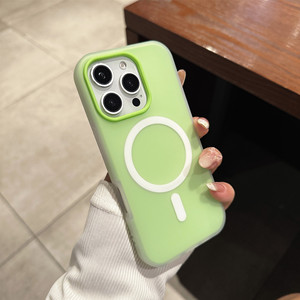 Coque de téléphone portable personnalisée en TPU magnétique deux-en-un avec cadre de protection pour appareil photo en gelée givrée pour iPhone 17 Pro Max, 15 Pro, 14 - Product Image 5