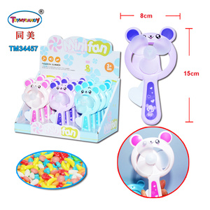 Jouet de <span class=keywords><strong>mini</strong></span> ventilateur en plastique de vente chaude avec ventilateur de main d'animal drôle de bonbon pour des enfants - Product Image 1