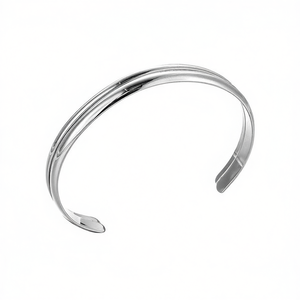 Amy Amy Fashion Cuff <b>Bracelet</b> <b>Silver</b> Plated Alloy Women's Classic <b>Bangle</b> Jewelry Gift China B1053 - Product Image 3