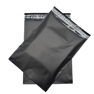 customized black poly mailer shipping matte black plain poly mailer bag