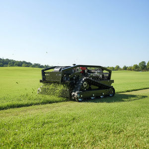 <span class=keywords><strong>Tondeuse</strong></span> à gazon à chenilles télécommandée à <span class=keywords><strong>moteur</strong></span> à essence de qualité professionnelle pour la coupe de l'herbe, livraison à domicile - Product Image 6