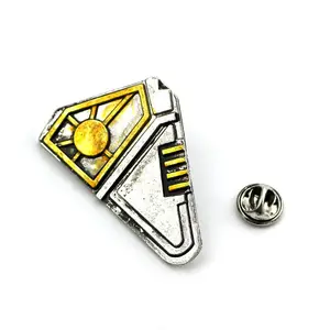 Famous Movie Characters Star-Lord Brooch Badge Lapel Pin for Men Peter Quill Costume Accessories