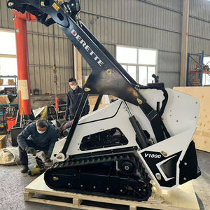 מעמיס זחלי קטן מתוצרת סין בעל יעילות תפעול גבוהה, מאושר על ידי ה-EPA, דגם קובוטה V1000 סמיני עם אביזרים. - Product Image 6