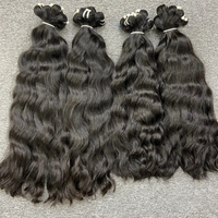 Meilleure Qualité - Lots de Cheveux Naturels Noirs Bruts - Extensions de Cheveux en Gros - Sans Nœuds - Sans Perte - 100% Cheveux Humains Vietnamiens