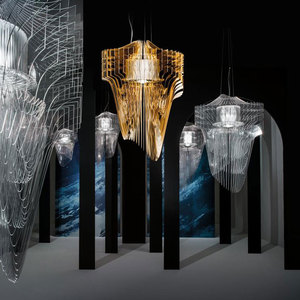 Thiết Kế Mới Sang Trọng Sáng Tạo Bắc Âu Gỗ Mặt Dây Chuyền Đèn E27 LED Tuyến Tính Treo Ánh Sáng Đèn Chùm - Product Image 6