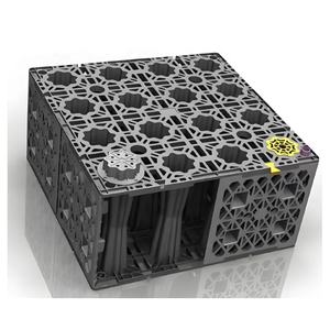 Modules de collecte des eaux de ruissellement du centre de bien-être au sol <span class=keywords><strong>enterré</strong></span> de couleur noire de force 55t avec tubes d'inspection et de débordement - Product Image 1