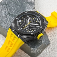 Montre personnalisée avec logo, bracelet en silicone décontracté, montre sport, montre squelette, montre automatique mécanique pour homme, lumineuse
