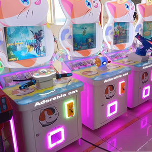 Милый Кот с монетоприемным Аркада маленькая игрушка гоночная игра металл + пластик для детей несколько игроков гарантия 1 год - Product Image 5