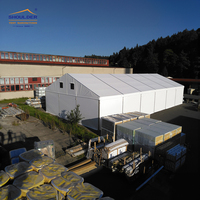 Tentes de stockage polyvalentes durables pour abri industriel, grande tente industrielle fonctionnelle extérieure, entrepôt temporaire