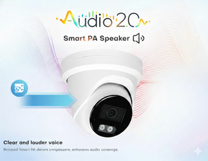 อัลตร้า HD 4K 8MP รักษาความปลอดภัยกลางแจ้งกล้อง IP colorvu 3.0สีเต็มวิสัยทัศน์กลางคืน acusense 3.0การตรวจจับยานพาหนะของมนุษย์แสงแฟลช - Product Image 3