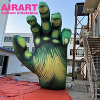 Main géante gonflable à succès pour la publicité, éventail publicitaire en forme de main, doigt de main géant gonflable pour l'affichage artistique