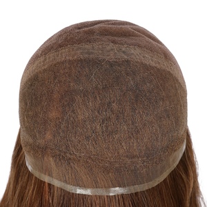 Perruque en dentelle complète pour femmes, faite à la main, cheveux indiens, perruque en cheveux humains - Product Image 3