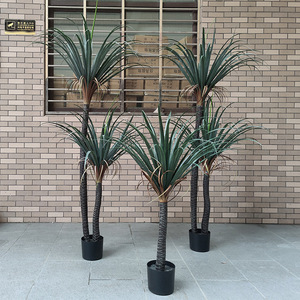 80cm, 90cm, 100cm, 120cm, 150cm, 180cm, 210cm, plantas artificiales, tacto Real, árbol en maceta muy realista, hoja grande, árbol de bonsái de Sisal - Product Image 5