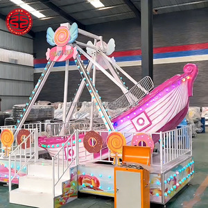 Juego Mecánico de Barco Pirata para Parque de Atracciones al Aire Libre con Certificación CE, con Remolque y Columpio, Equipo de Uso Comercial - Product Image 6