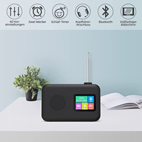 Hochwertiges Tragbares DAB+ FM-Radio mit LCD-Display, Eingebautem Lautsprecher und Wecker, Netzstrom-Stereo-Funktion für den Heimgebrauch