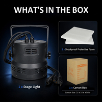 Projecteur de scène DMX512 100W avec 54 LED (3-en-1 RGB)