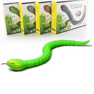 Serpent électronique réaliste RC, accessoire avec télécommande à infrarouge, 3 fonctions, jouet pour enfants