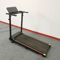 Tapis roulant électrique pliable motorisé, capacité maximale de charge 120 kg, pour entraînement cardio à domicile, sport et exercice