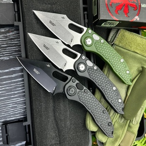 Couteau pliant tactique Mh Stitch D2 Blade, personnalisable OEM, manche ABS, stock US, livraison en 3 jours - Product Image 4
