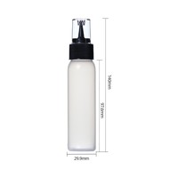 Bouteilles de lubrifiant de cuisine à huile pressée LDPE bouteille vide en plastique de colle