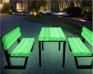 Prix d'usine Meubles d'extérieur <span class=keywords><strong>de</strong></span> <span class=keywords><strong>jardin</strong></span> Meubles publics Seatin Bancs <span class=keywords><strong>de</strong></span> patio à led Banc <span class=keywords><strong>de</strong></span> parc robuste - Product Image 3