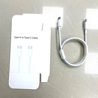 Câble USB C double type-C 1M 60W 3A en gros, charge rapide pour iPad, téléphone, tablette