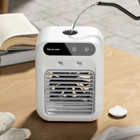 Ventilador de Pulverización Portátil Ligero de 480g, Enfriador de Aire de Escritorio con Alimentación USB de 5V, Humidificador para el Hogar, Dormitorio, Oficina y Escritorio