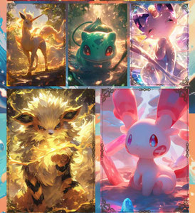 PQ Pokemoned Carte Pokemoned Cards Big Gathering Super Power Special Collectible Cards Pokenoned Cards Dropshipping Regalo de la novedad - Product Image 4