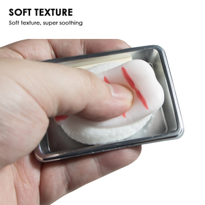 Juguete Blandito de Camarón Ultra Realista Amaebi TPR - Simulador de Comida Japonesa para Sushi, Alivio del Estrés, Sensorial y Antiestrés - Product Image 5
