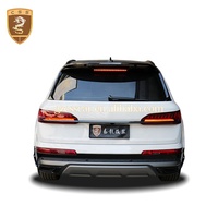 Kit carrosserie large style AT en fibre de verre pour Audi Q7 SQ7, comprenant canards avant, prises d'air latérales, jupes latérales, extensions d'ailes et aileron arrière