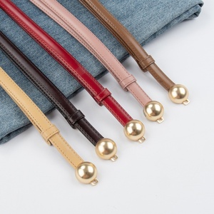 Cintura da <span class=keywords><strong>Donna</strong></span> <span class=keywords><strong>in</strong></span> Vera <span class=keywords><strong>Pelle</strong></span> di Vacchetta di Alta Qualità con Fibbia <span class=keywords><strong>in</strong></span> Lega - Product Image 2
