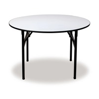 Table de banquet commerciale moderne personnalisée en stratifié pour hôtel, mariage, ferme, salon, événements extérieurs - Pliable