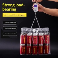 Sac fourre-tout transparent en PVC imperméable pour mariage et souvenirs - Emballage haut de gamme pour fleurs avec impression de logo personnalisée