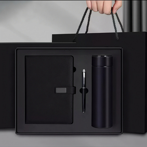 Set Regalo Aziendale di Lusso con Tumbler Rosso, Penna e Taccuino <span class=keywords><strong>per</strong></span> Ufficio, <span class=keywords><strong>Idee</strong></span> Promozionali <span class=keywords><strong>per</strong></span> Uomini e Donne - Product Image 3