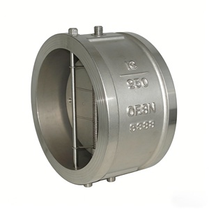 วาล์วกันกลับแบบแผ่นคู่ สแตนเลส สำหรับน้ำ DN50-DN600 - Product Image 2
