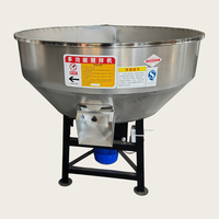 Mélangeur d'aliments en acier inoxydable 304 pour ferme, mélangeur pour bétail et moutons, mélange de poudre d'herbe, mélange de médicaments, machine à mélanger les semences sèches et humides